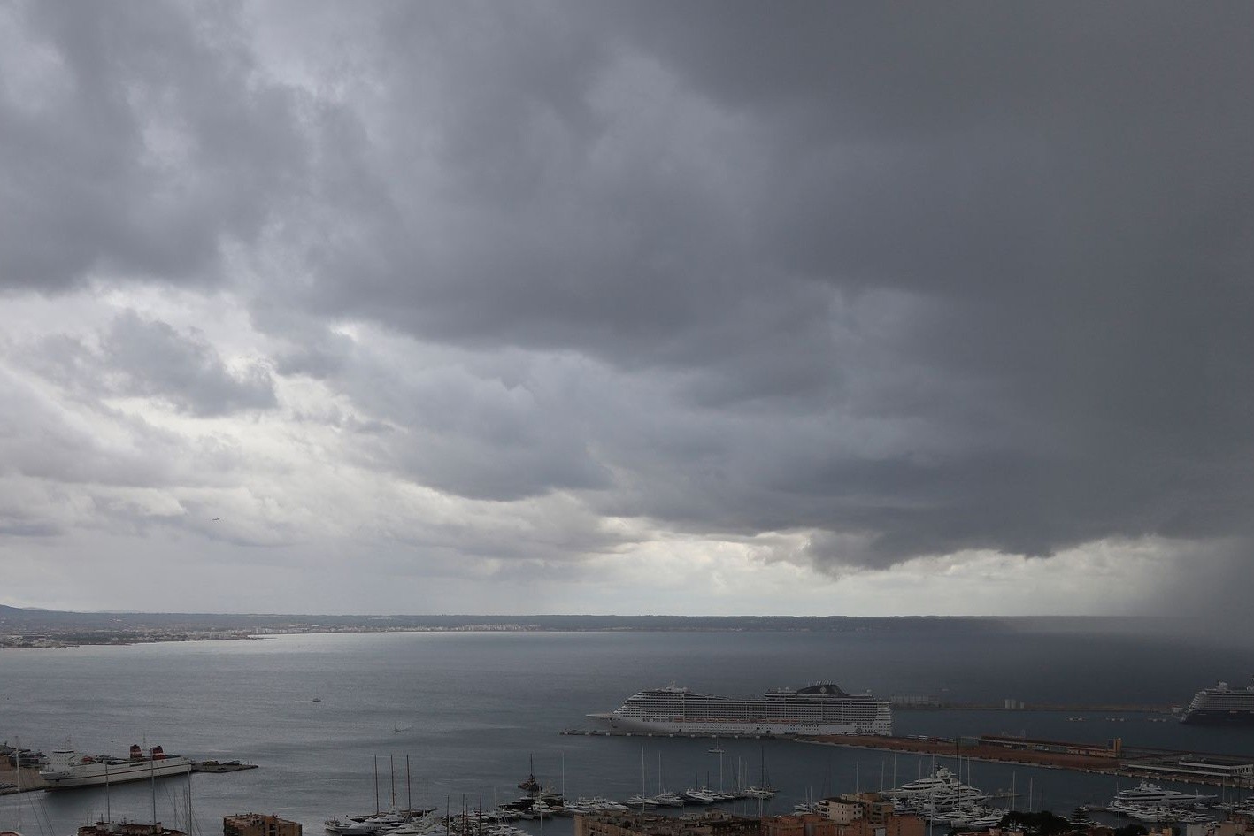 Trotz Warnstufe Orange hielten sich die Niederschläge am Mittwoch auf Mallorca in Grenzen. (Foto Archiv)