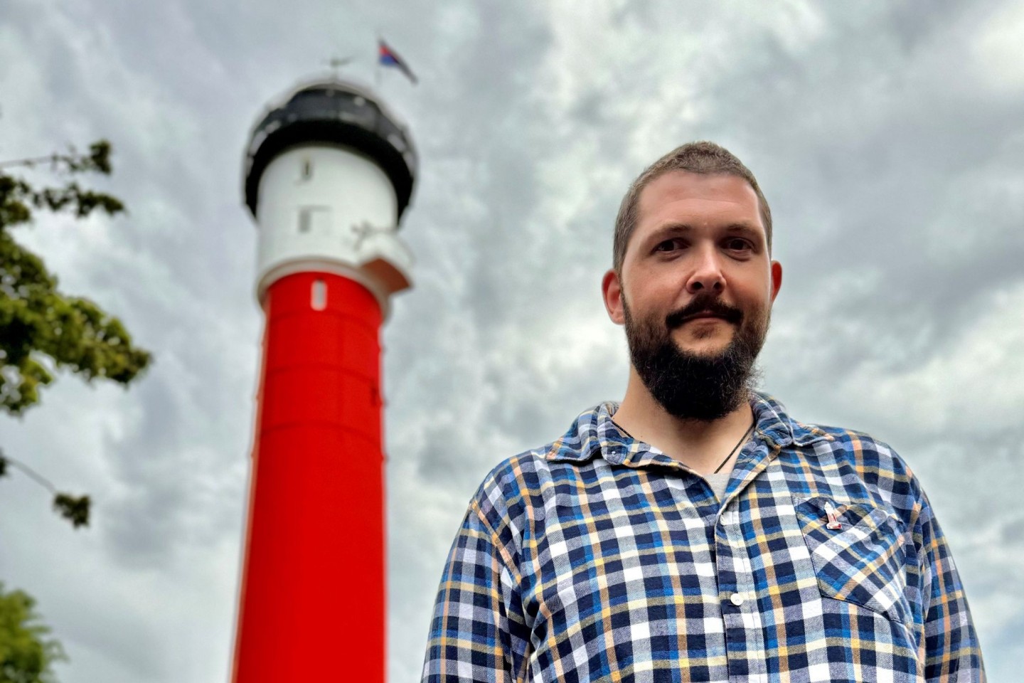 Daniel Jochheim ist der neue Leuchtturmwärter auf der Nordseeinsel Wangerooge.