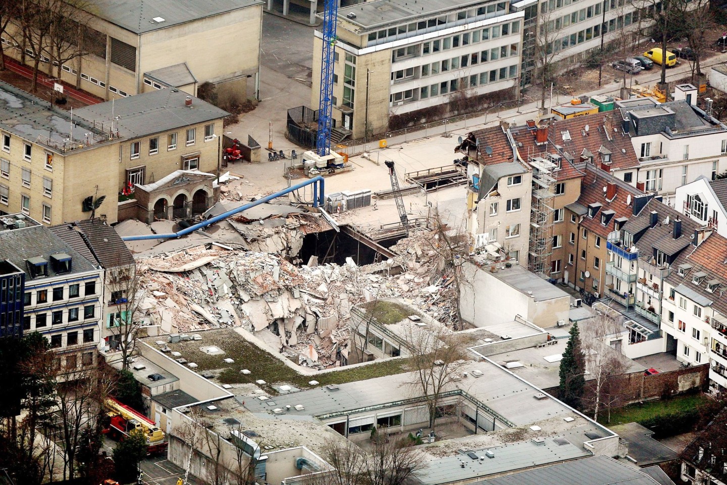 Der Prozessmarathon nach dem Einsturz des Kölner Stadtarchivs am Landgericht Köln ist mit der Einstellung der Verfahren beendet worden. (Archivfoto)