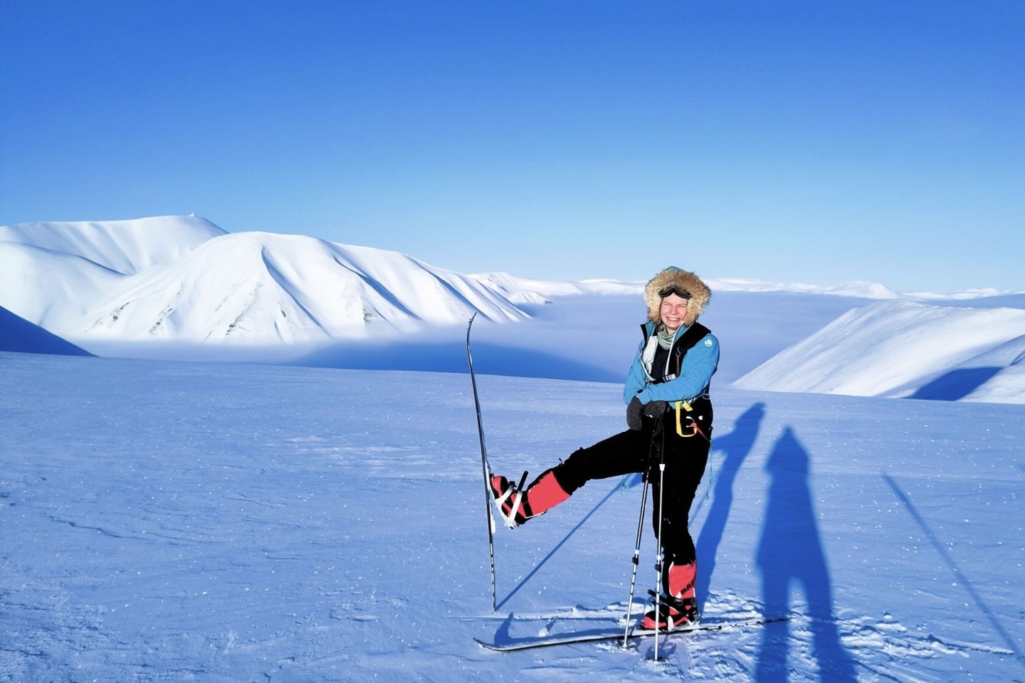 Rabea Rogge lernte auf Spitzbergen mehrere Menschen kennen, die nun mit ihr ins All fliegen wollen.